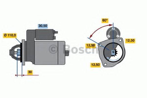 BOSCH 0986011310 Стартер