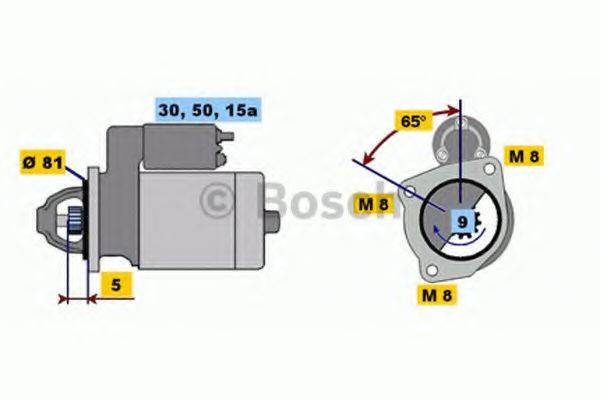 BOSCH 0986011780 Стартер