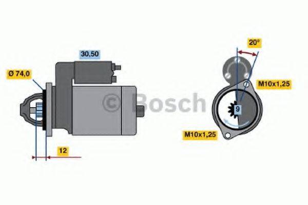 BOSCH 0986014531 Стартер