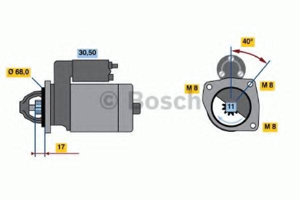 BOSCH 0986014770 Стартер