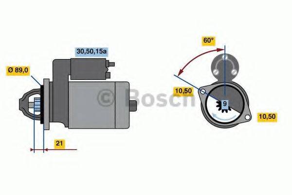 BOSCH 0986016560 Стартер