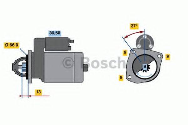 BOSCH 0986017770 Стартер