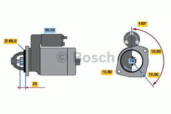 BOSCH 0986017880 Стартер