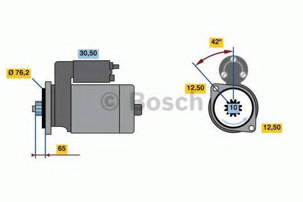 BOSCH 0986020270 Стартер