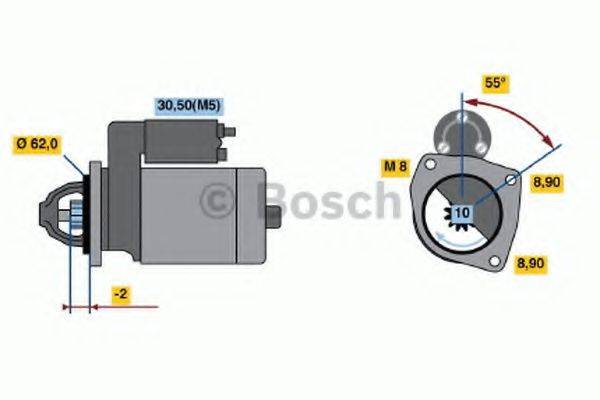 BOSCH 0986018521 Стартер