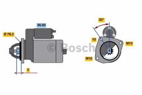 BOSCH 0986018910 Стартер