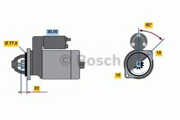 BOSCH 0986019081 Стартер