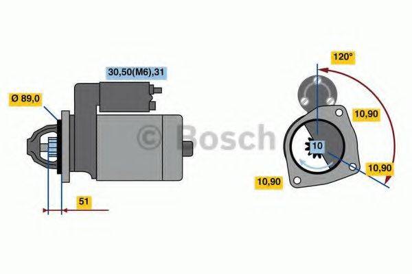 BOSCH 0986020170 Стартер