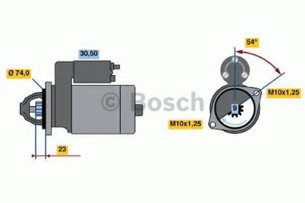 BOSCH 0986020611 Стартер