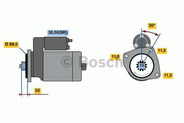 BOSCH 0986022940 Стартер