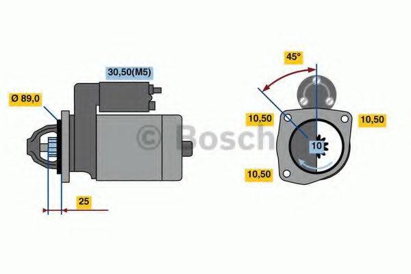 BOSCH 0986022990 Стартер