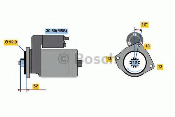 BOSCH 0986023430 Стартер