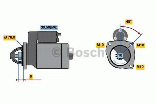 BOSCH 0986023620 Стартер