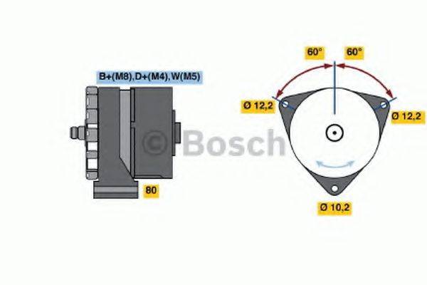 BOSCH 0986037770 Генератор