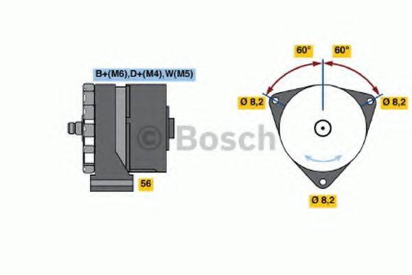 BOSCH 0986031260 Генератор