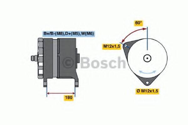 BOSCH 0986037420 Генератор