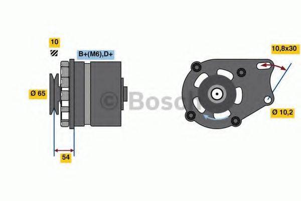 BOSCH 0986032340 Генератор