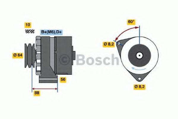 BOSCH 0986032930 Генератор