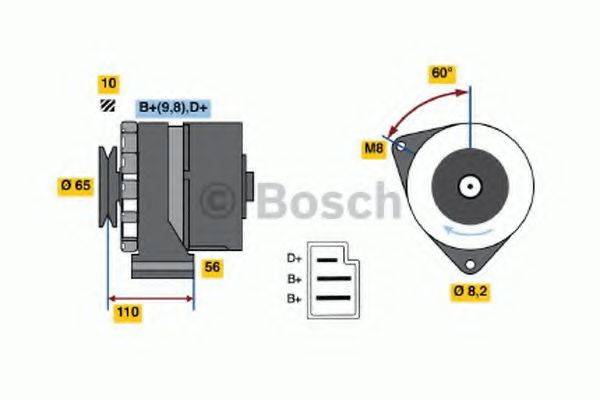 BOSCH 0986033760 Генератор