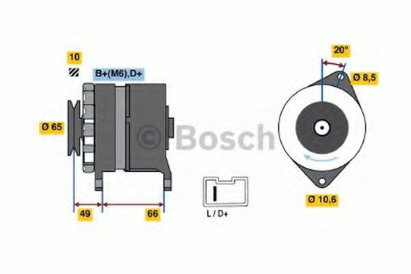 BOSCH 0986033980 Генератор