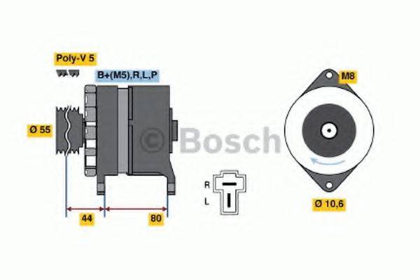 BOSCH 0986034291 Генератор