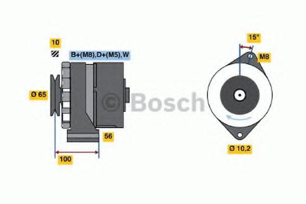 BOSCH 0986034530 Генератор