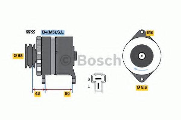 BOSCH 0986035431 Генератор