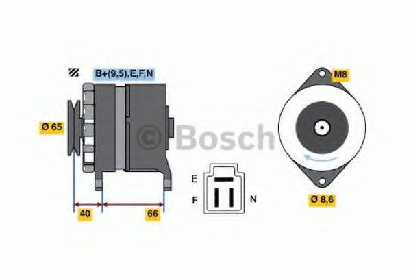 BOSCH 0986035491 Генератор