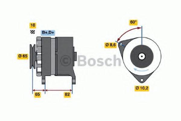 BOSCH 0986035670 Генератор