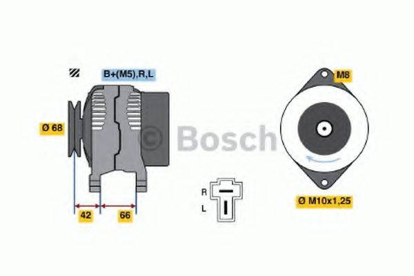 BOSCH 0986035851 Генератор