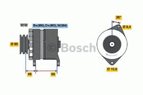 BOSCH 0986037251 Генератор