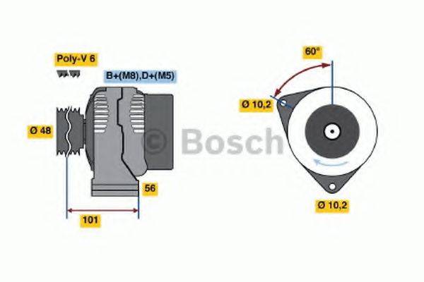 BOSCH 0123510039 Генератор