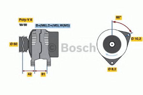 BOSCH 0123320014 Генератор