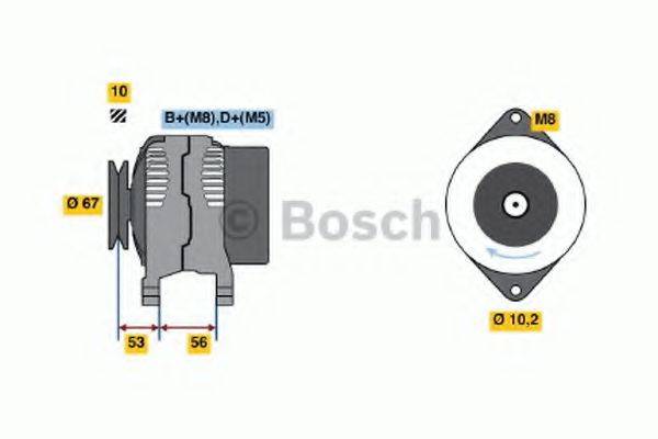 BOSCH 0123110005 Генератор