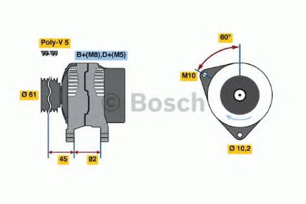 BOSCH 0123310022 Генератор