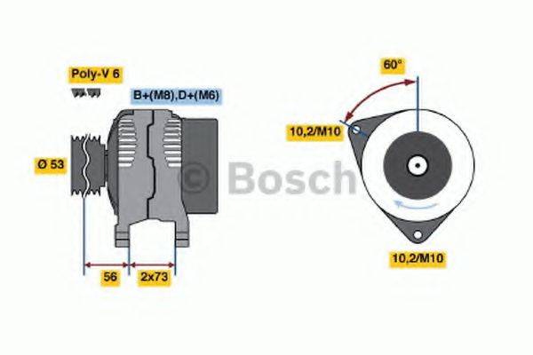 BOSCH 0123320012 Генератор