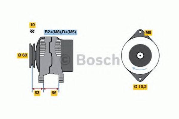 BOSCH 0986043990 Генератор