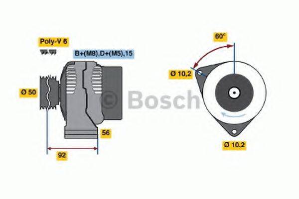 BOSCH 0123520017 Генератор