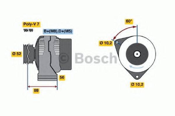 BOSCH 0123520022 Генератор