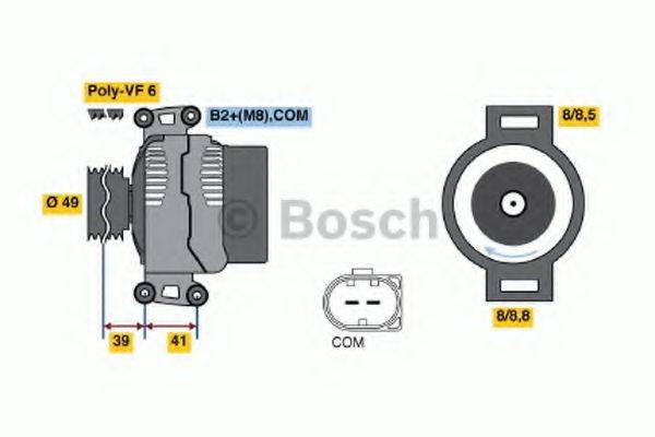 BOSCH 0986046270 Генератор