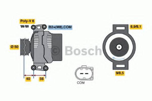 BOSCH 0986047650 Генератор