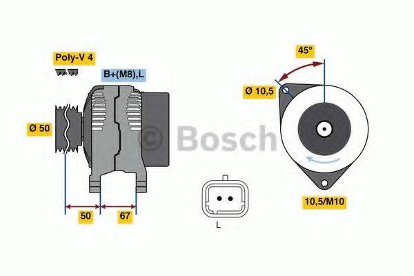 BOSCH 0986080720 Генератор