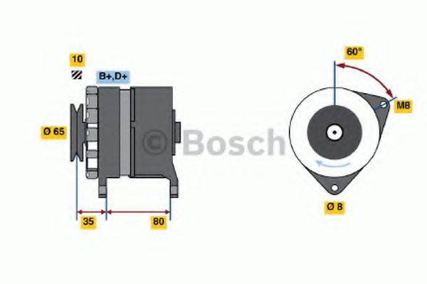 BOSCH 9120334324 Генератор