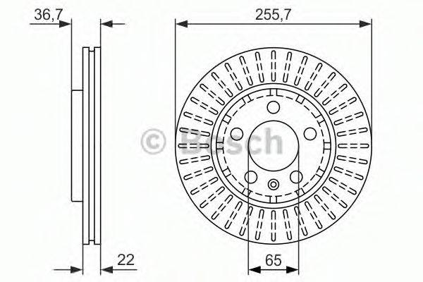 BOSCH 0986479912 гальмівний диск