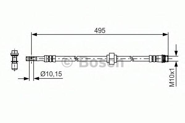 BOSCH 1987481405 Гальмівний шланг