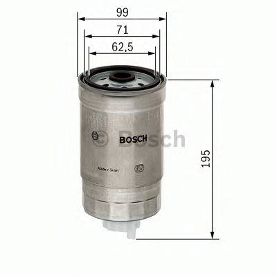 BOSCH 1457434402 Паливний фільтр