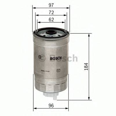 BOSCH F026402036 Паливний фільтр