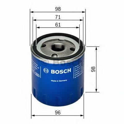 BOSCH F026407106 Масляний фільтр