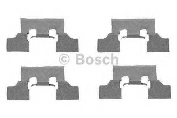 BOSCH 1987474412 Комплектуючі, колодки дискового гальма