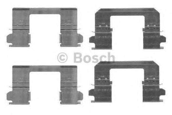 BOSCH 1987474461 Комплектуючі, колодки дискового гальма